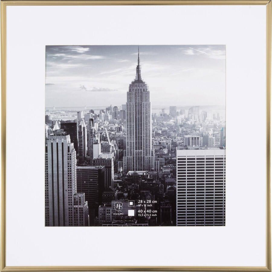 Henzo Fotolijst Manhattan Fotomaat 40x40 cm Goud