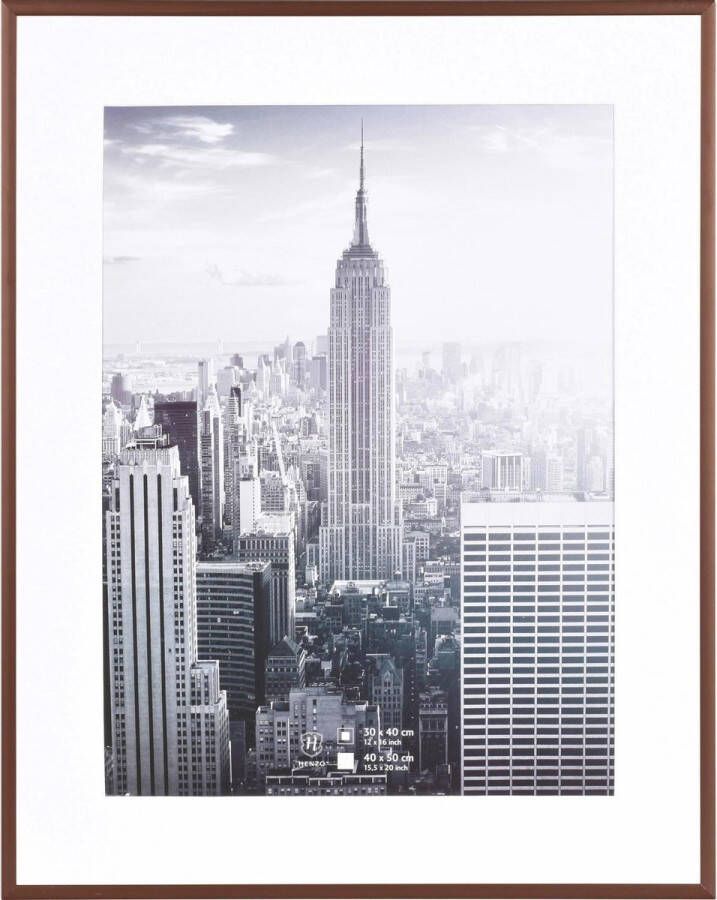 Henzo Fotolijst Manhattan Fotomaat 40x50 cm Brons