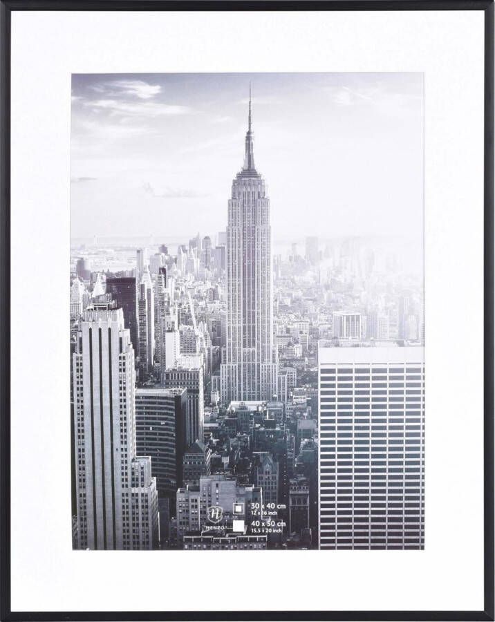 Henzo Fotolijst Manhattan Fotomaat 40x50 cm Zwart