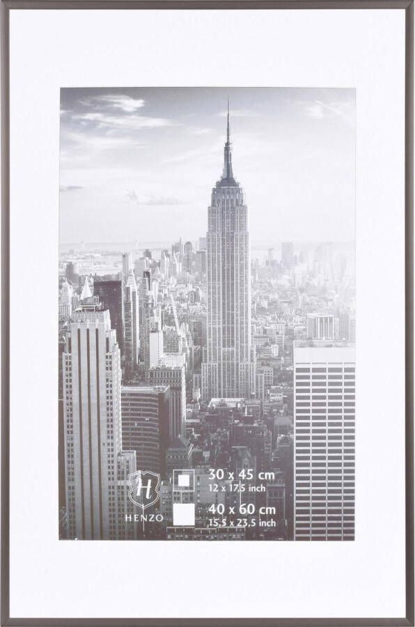 Henzo Fotolijst Manhattan Fotomaat 40x60 cm Donkergrijs
