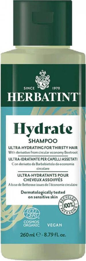Herbatint Hydrate Organic Shampoo 260 ml