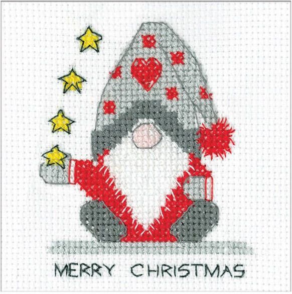 Heritage Crafts BORDUURPAKKET KAART GONK CARD CHRISTMAS STARZ