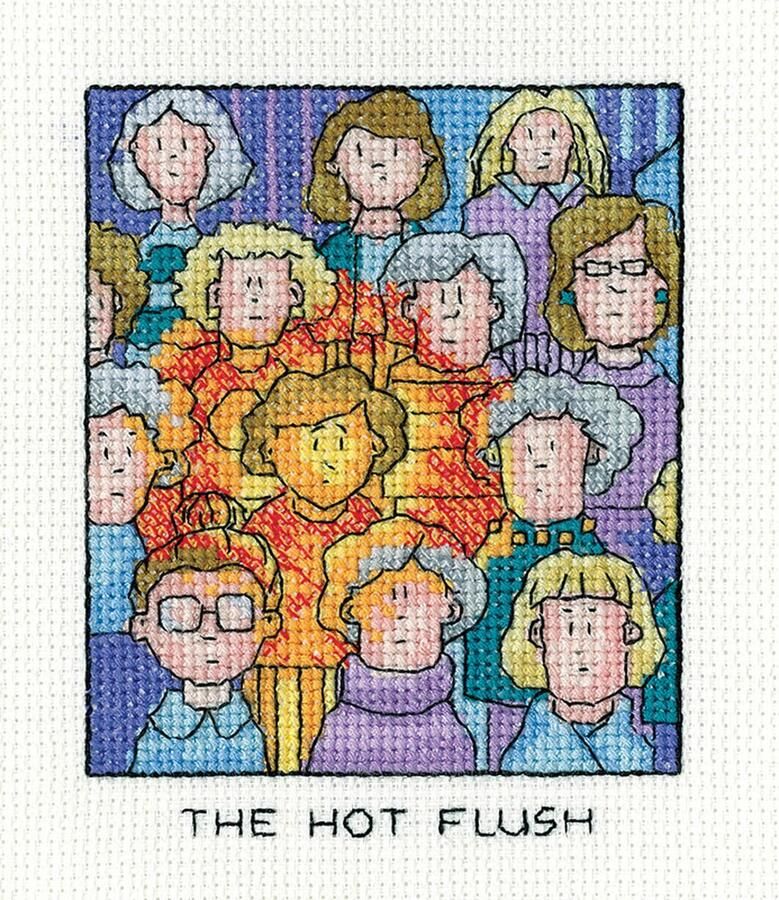 Heritage Crafts The Hot Flush borduren (pakket) 1741a