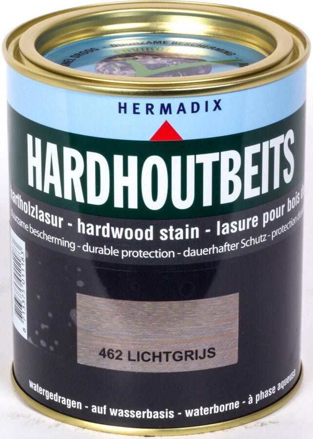 Hermadix Hardhout Beits 0 75 liter 462 Lichtgrijs