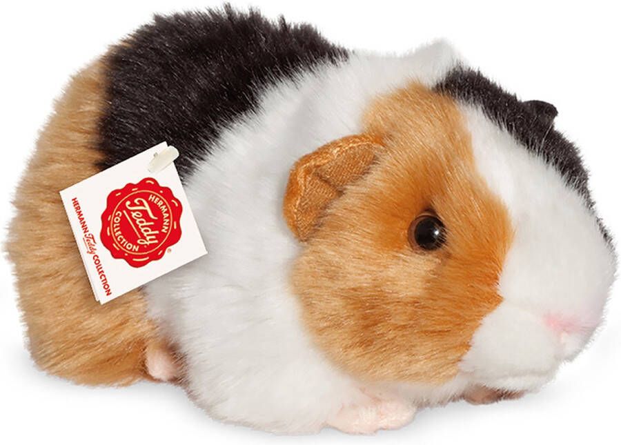 Hermann Teddy Knuffeldier Cavia pluche stof premium kwaliteit knuffels multi kleuren 20 cm