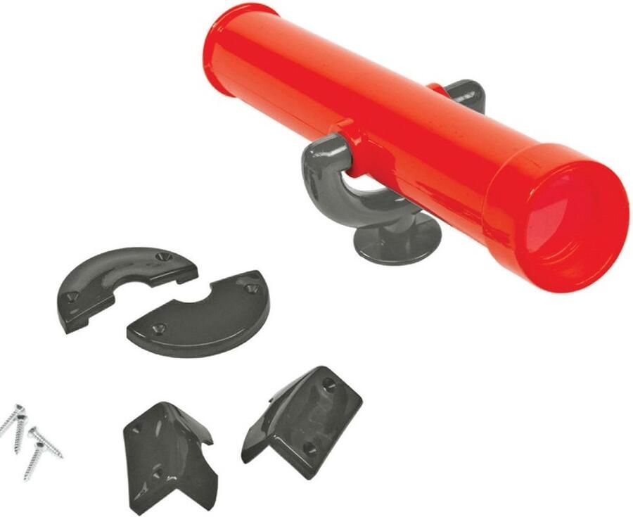 Hermic Speeltoestel Telescoop Rood Grijs