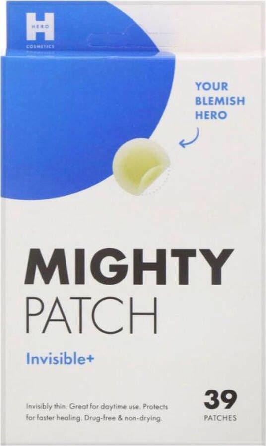Hero Cosmetics Mighty Patch Invisible Hydrocolloid Acne Pimple Patch Invisible+ 39