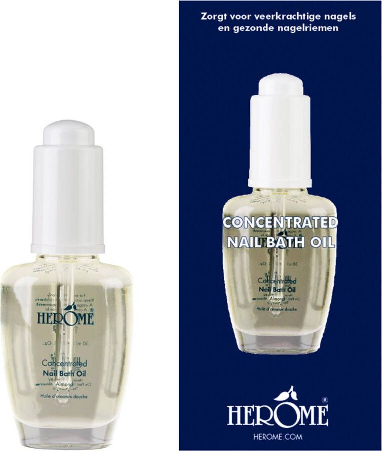 Herome Nagelbadolie Nagelolie Nagelriemolie Concentrated Nail Bath Oil Ideale start van een Manicurebehandeling 30ml