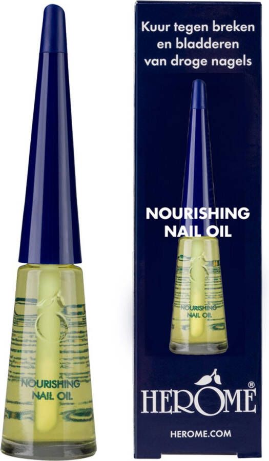Herome Voedende Nagelolie Nourishing Nail Oil Herstelt Droge Breekbare Nagels en maakt Nagels weer Gezond en Veerkrachtig.- 10ml