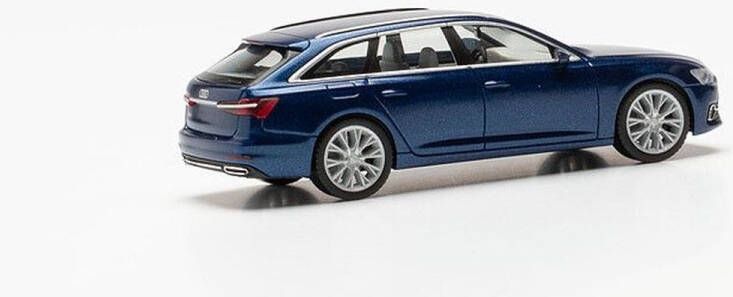Herpa Audi A6 Avant blauw metallic Schaalmodel Auto 1:87 H0