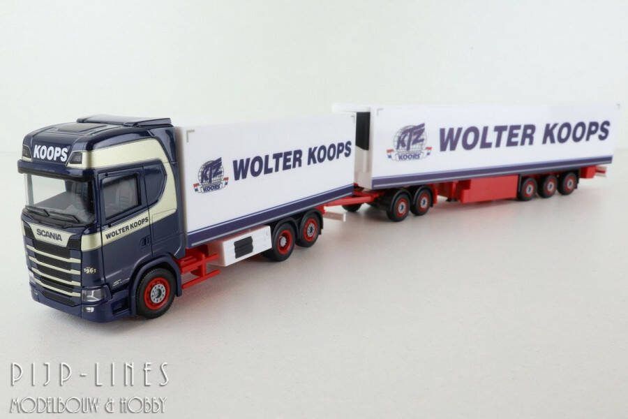 Herpa Scania CS20 HD Wolter Koops NL Schaalmodel Vrachtwagen Truck miniatuur 1:87 H2