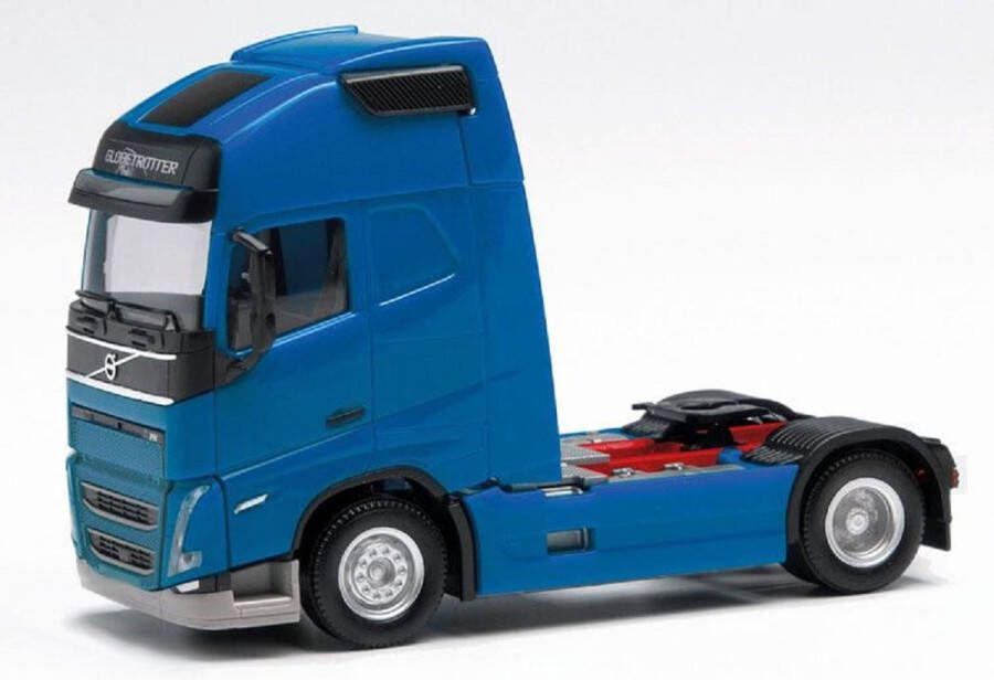 Herpa schaalmodel Volvo vrachtwagen FH Gl. XL blauw schaal 1:87 lengte 7cm