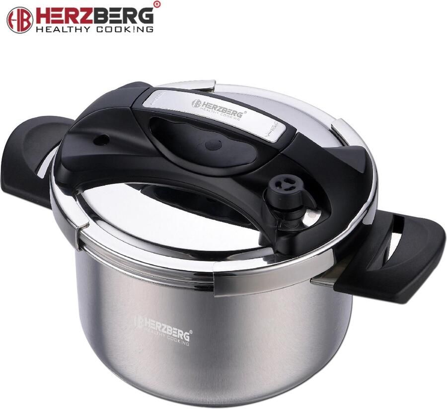 Herzog Roestvrijstalen Snelkookpan 4L