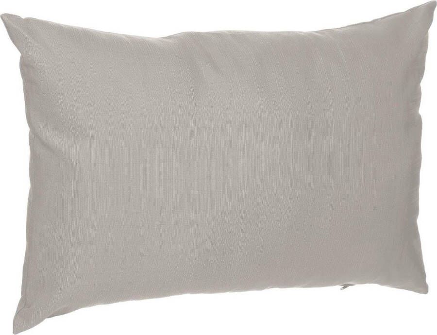 Merkloos Bank sier tuin Kussens Voor Binnen En Buiten In De Kleur Taupe 30 X 50 X 10 Cm Tuinstoelkussens
