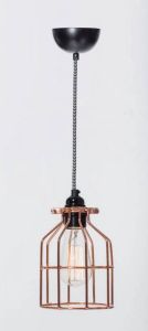 Het Lichtlab No.15 hanglamp kooi koper