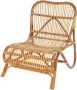 Het Mandenhuys Rotan Loungestoel Naturel Ligstoel 71x65x78cm Giga Meubel - Thumbnail 1