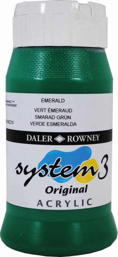 Heutink Acrylverf Emeraldgroen 500ml| Daler Rowney