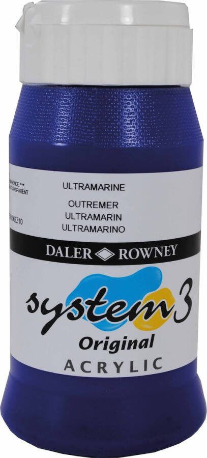 Heutink Acrylverf ultramarineblauw 500ml| Daler Rowney