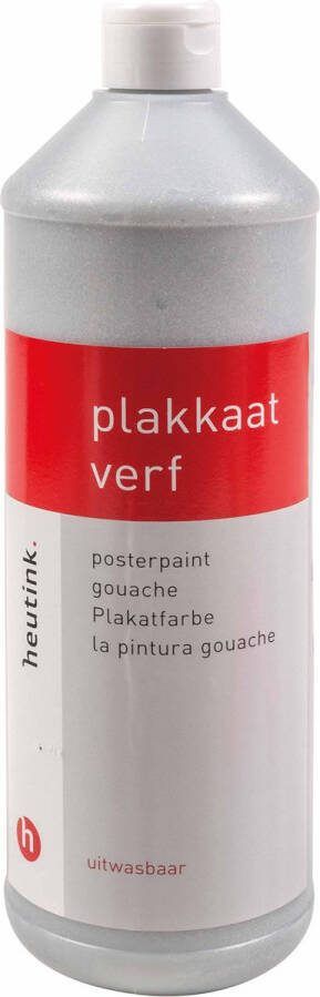 Heutink Plakkaatverf transparant Glitter medium flacon à 1000ml