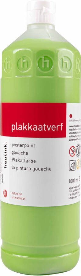 Heutink Plakkaatverf groen flacon à 1000ml