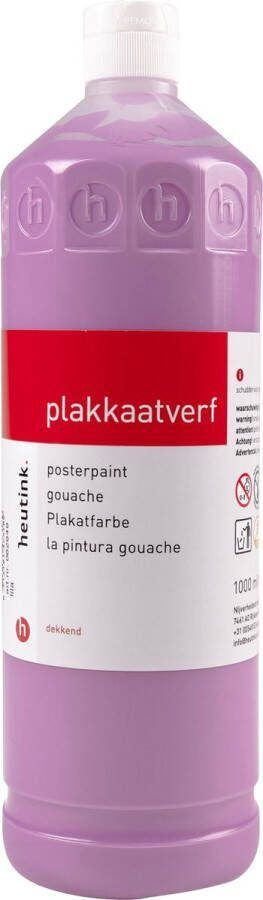 Heutink Plakkaatverf lila flacon à 1000ml