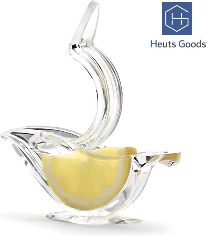 Heuts Goods LUXE Citruspers 2 Stuks Citroenpers Citruspers handmatig Limoenpers Lemon squeezer Decoratieve citroenpers Vaatwasserbestendig Leuke Tafel Accessoire 2 Stuks