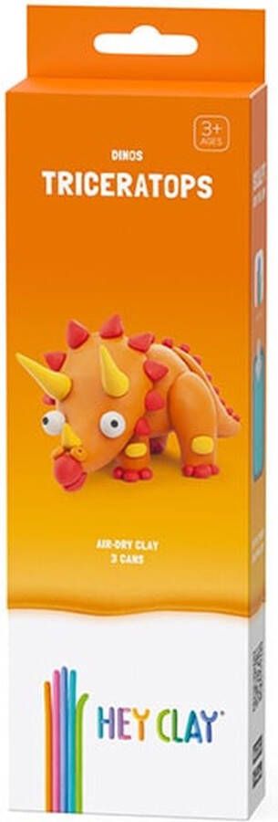 Hey Clay boetseerklei dino: Triceratops