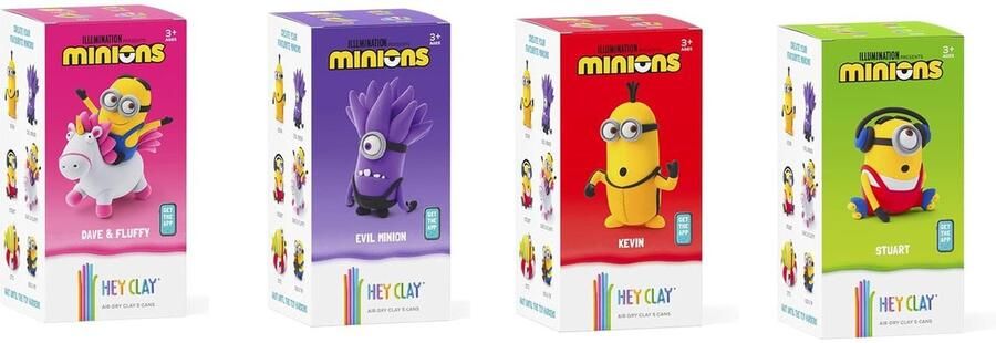 Hey Clay Boetseerklei Set Minions Keuze uit 2 figuurtjes