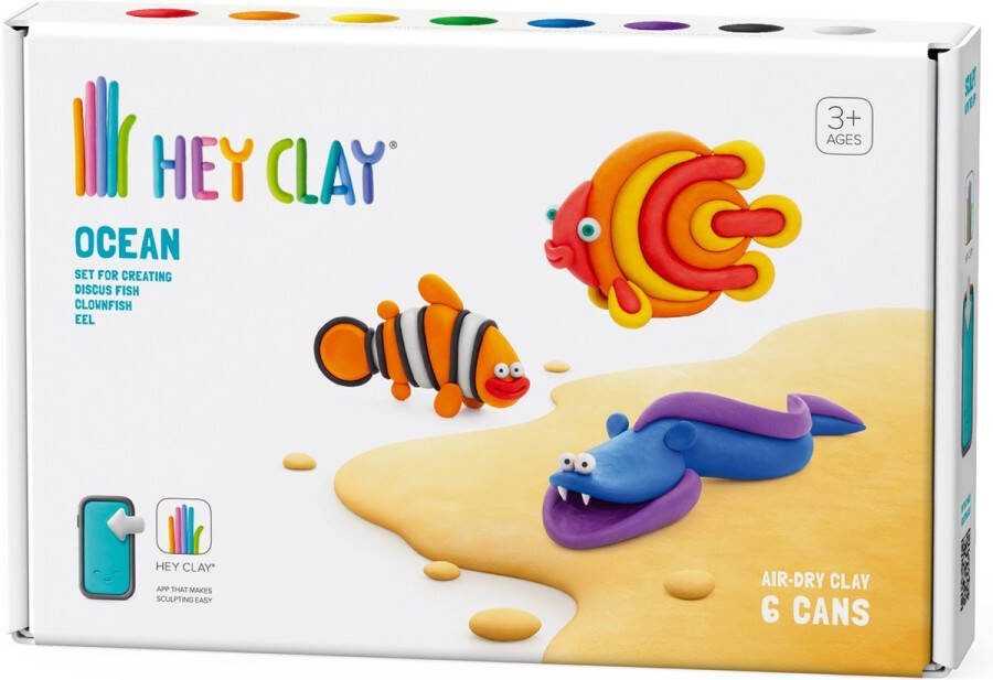 HeyClay Hey Clay boetseerklei oceaan: clownvis discusvis paling