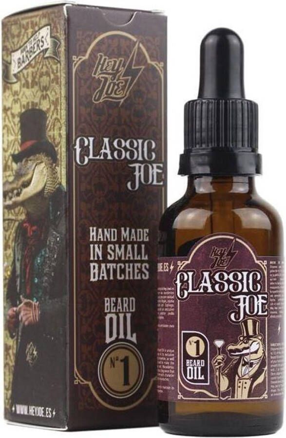 Hey Joe! Beard Oil No.1 Classic Joe Baardolie Baar Olie Beard Oil