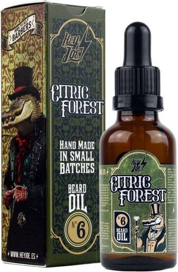 Hey Joe! Beard Oil No.6 Citric Forest Baardolie Baard Olie Beard Care Baard Verzorging