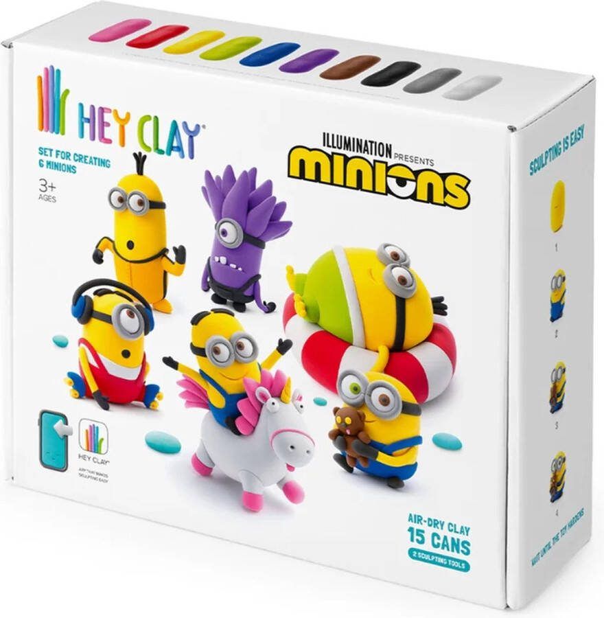 HeyClay Limited Edition 15026 Minions 15 cans Boetseerklei