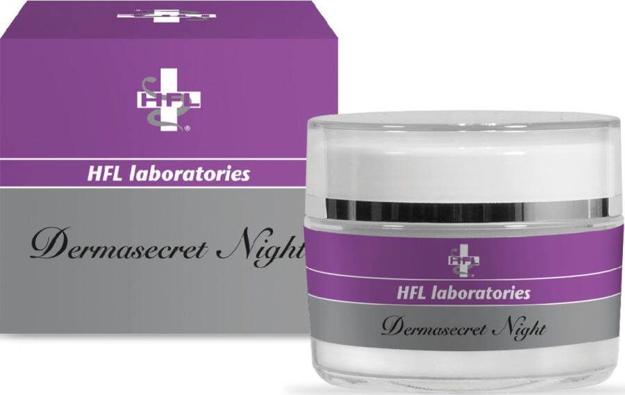HFL Laboratories Dermasecret Night Nachtcrème Ontvettend & Voedend