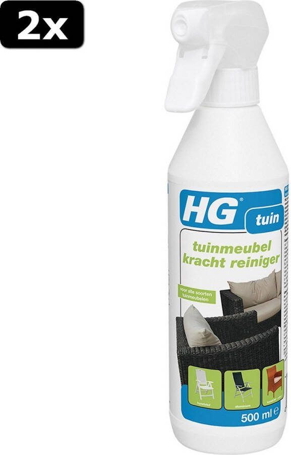 HG 2x Tuinmeubel Kracht Reiniger 0 5L