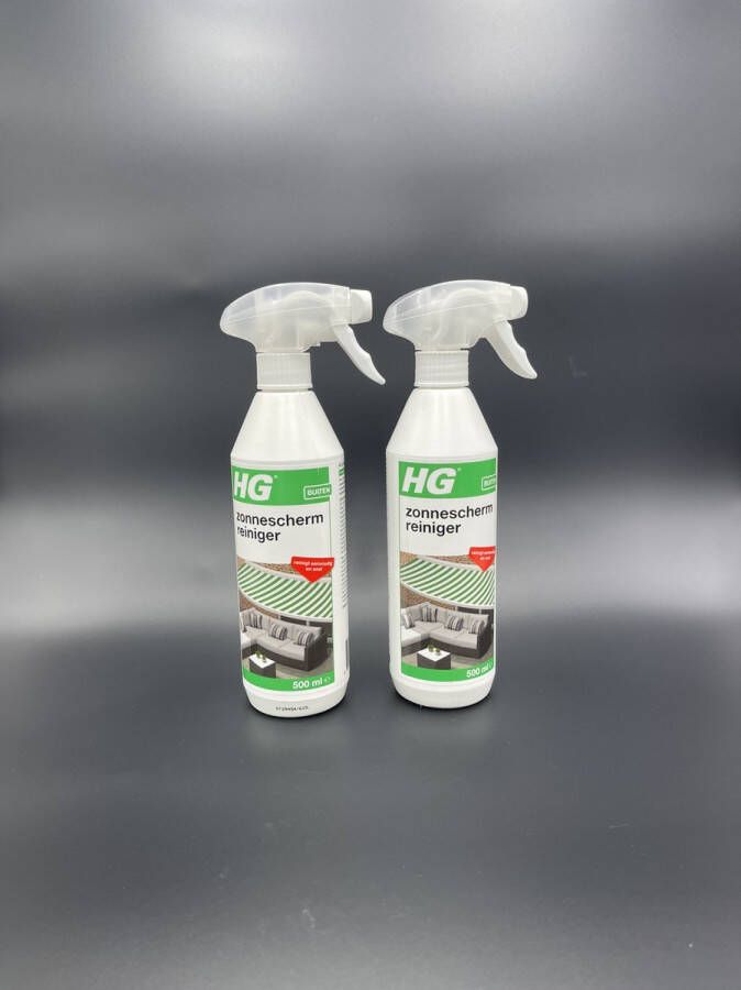 HG 2x Zonnescherm reiniger-Ook geschikt voor het reinigen van stoffen bootkappen-Bootkap-Sloep-Boot