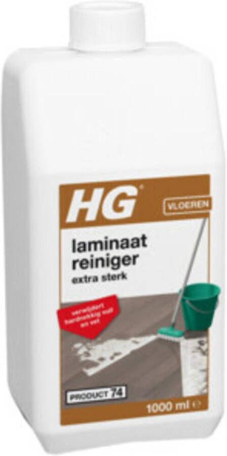 HG Laminaatreiniger Extra Sterk 6 X 1 Liter Voordeelverpakking