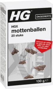 HG 6x X Mottenballen 20 stuks