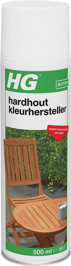 HG hardhout kleurhersteller 500 ml herstelt de natuurlijke kleur snel en eenvoudig