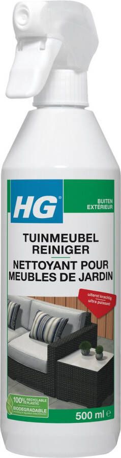 HG tuinmeubelreiniger 500ml voor alle soorten tuinmeubelen uiterst krachtig