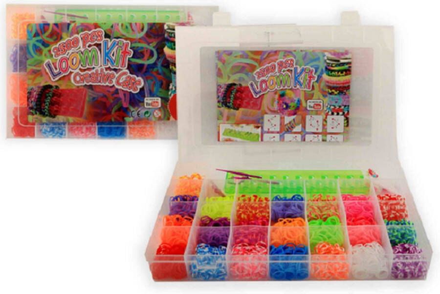 HGL Loom Twister Loombox 2500 Loombandjes Multicolor