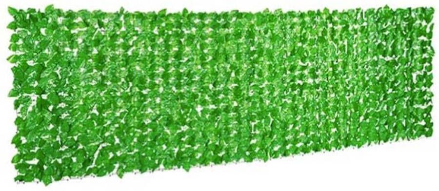 Hi Kunsthaag Verticale tuin Kunstbladeren Eenvoudig monteren Groen 300 x 100 cm