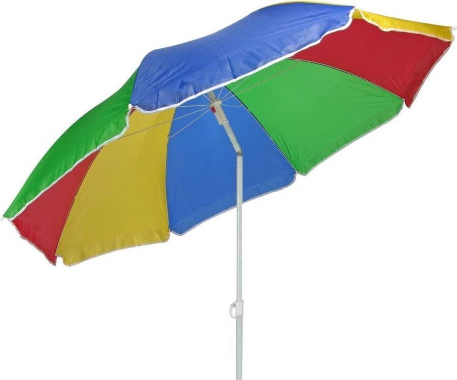 Praxis HI strandparasol meerkleurig 150 cm