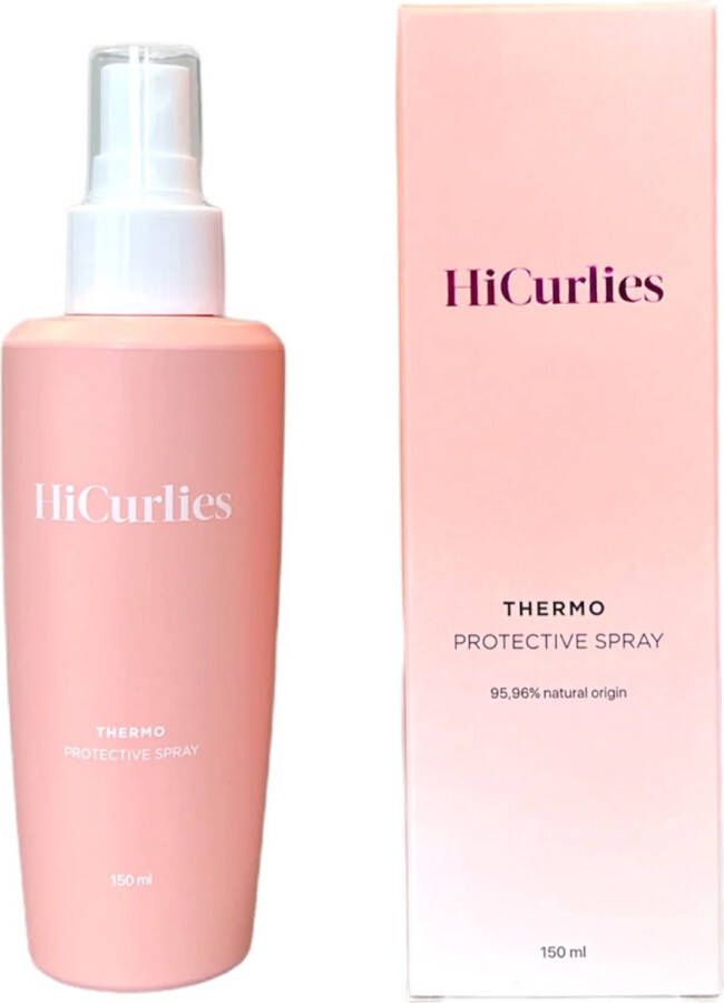 HiCurlies Heat Protection Spray Hitte Bescherming Haarverzorging Glad Haarspray 2x 150ml Anti-Frizz