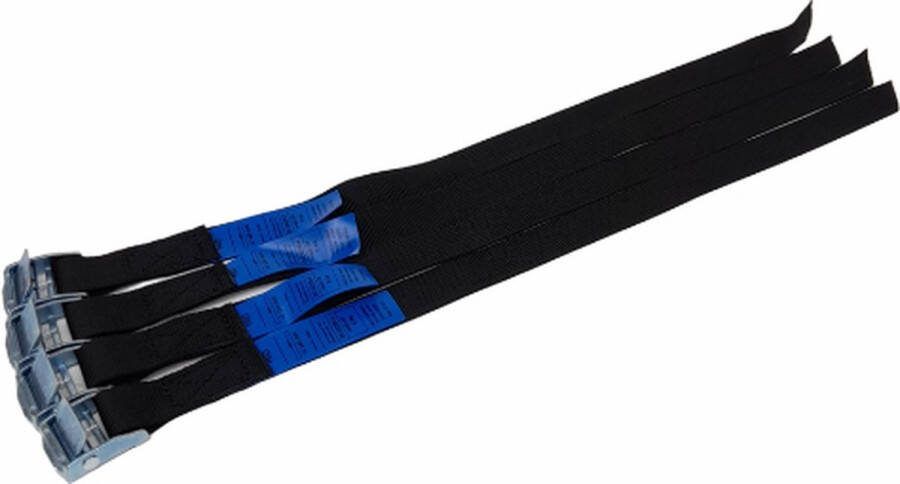 HID BCF-s Spanbanden 0.40 meter 4 stuks Zwart Sjorbanden