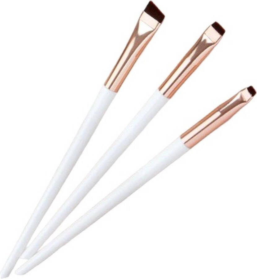 Hiden 3-delige Eye-Liner Penselenset Make up Kwasten Beauty styling Make Up Accessoires 1 set