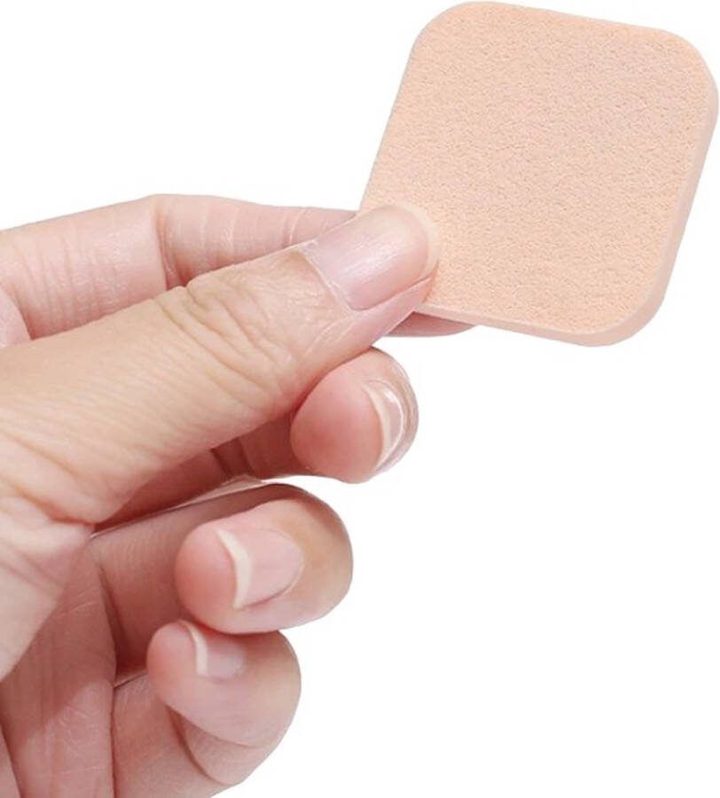 Hiden Make up Sponzen Foundation spons Make up sponsjes Make up pad Beauty & Mooi Make up Vierkant 5 stuks
