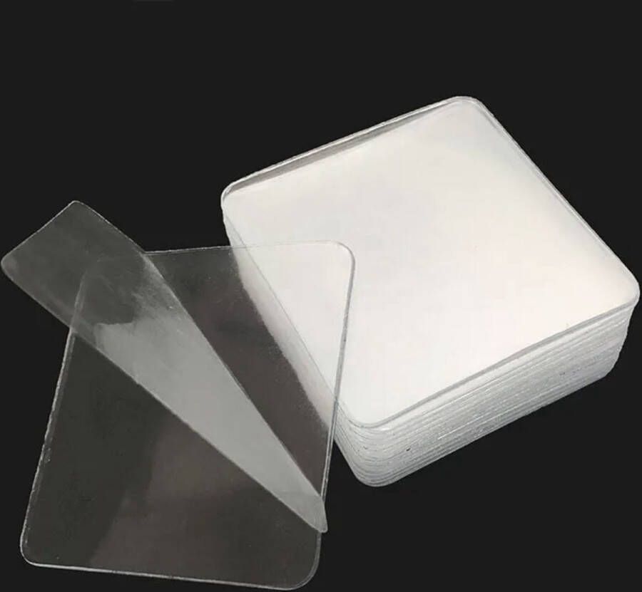 Hiden Tape Transparant Plakband Nano Tape Doorzichtige tape Knutselen Meisjes 3 x 3 cm 5 stuks