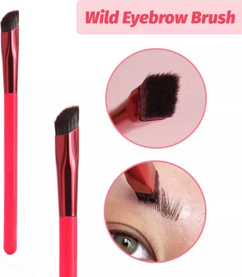 Hiden Wenkbrauw Brush Penseel Eyebrow Brush Make Up Accessoires Beauty Wenkbrauw Kwast