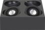 Highlight Spot eye 4 x 5w vierkant led mat zwart dimbaar - Thumbnail 1