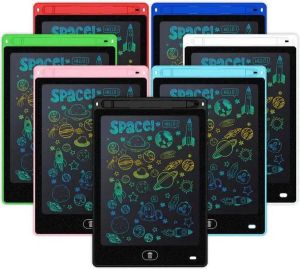 HighQualityTech LCD Tekentablet Kinderen Zwart Speelgoed 3 Jaar 4 Jaar 5 Jaar 6 Jaar 7 Jaar 8 Jaar Schrijfbord Tekenbord Kado Tip Kinder Cadeautjes Kinderen eWriter Writing Tablet Reisspeelgoed